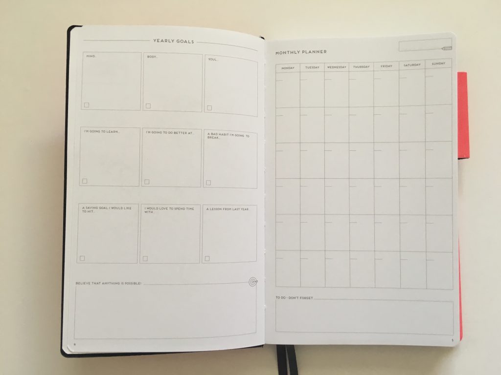 my legami milano dot grid notebook review pros and cons bright white paper pen testing numbered pages index 1 page monthly calendar bullet journal_12