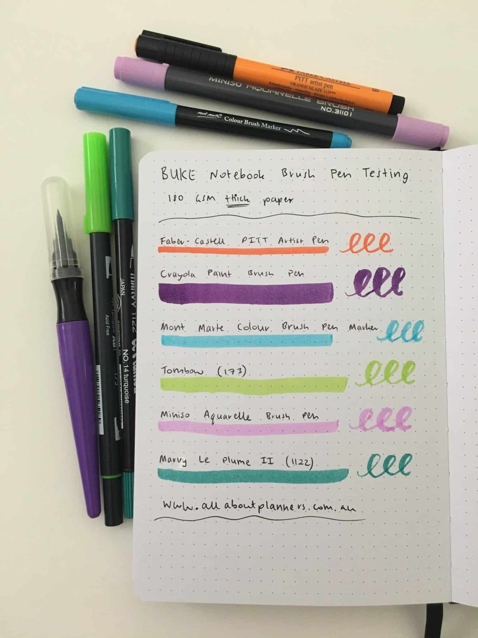 Buke Stationery Dot Grid Notebook Review (180 GSM thick paper – NO ...
