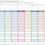 How to make a weekly planner using Google Sheets (free online tool)