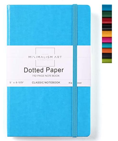 minimalism art cover colors notebook roundup bullet journal review