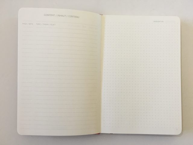 Paper Ideas Dot Grid Notebook Review & Pen Test (and comparison with ...