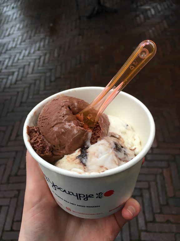 IJscuypje gelato shop amterdam best places to eat food dessert sweets itinerary