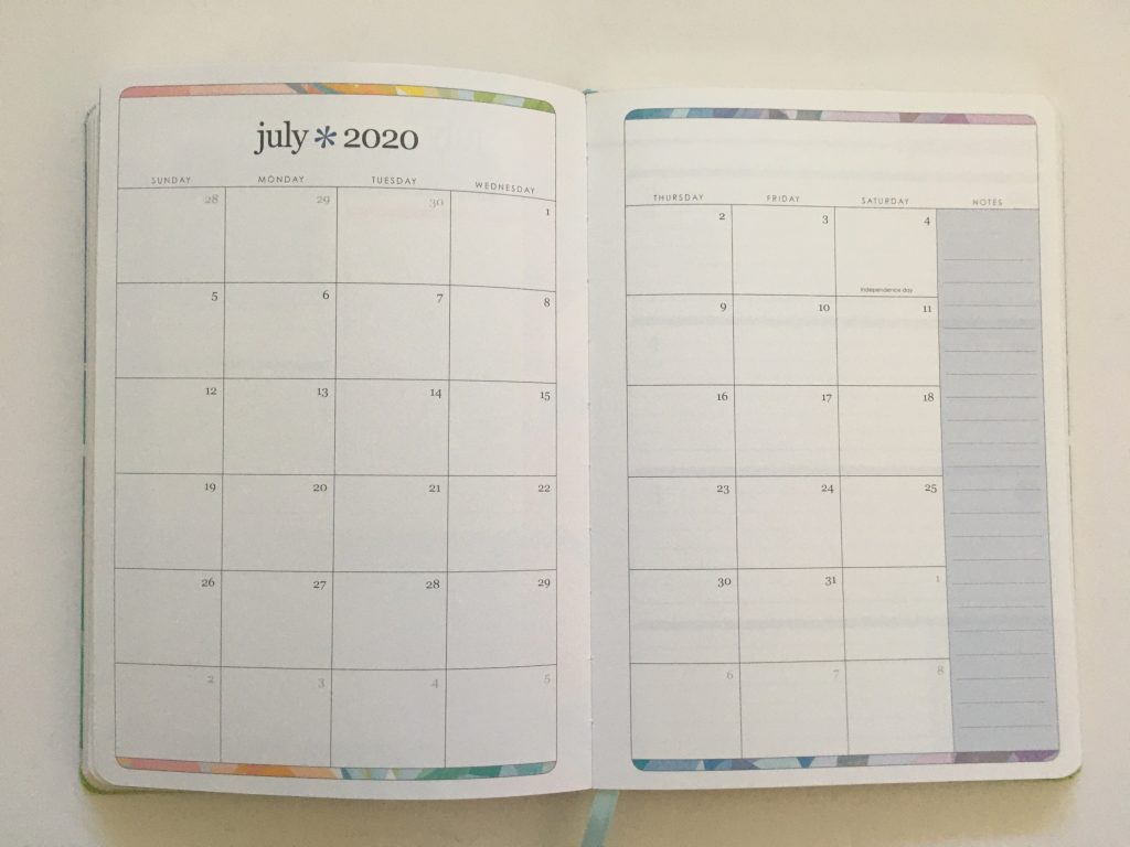 erin condren softbound life planner weekly planner review pros cons rainbow horizontal functional sewn bound monthly planner goals ec_11