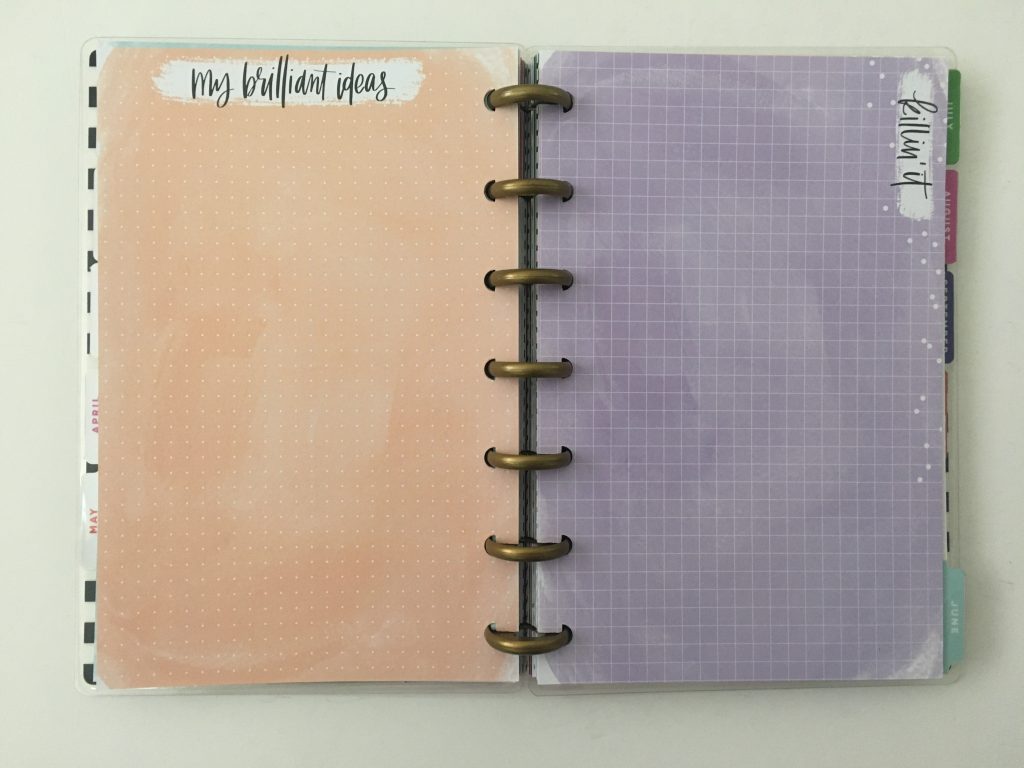 mini happy planner bullet journal happy notes refills dot grid graph lined checklist bujo simple quick easy minimalist colored paper_01