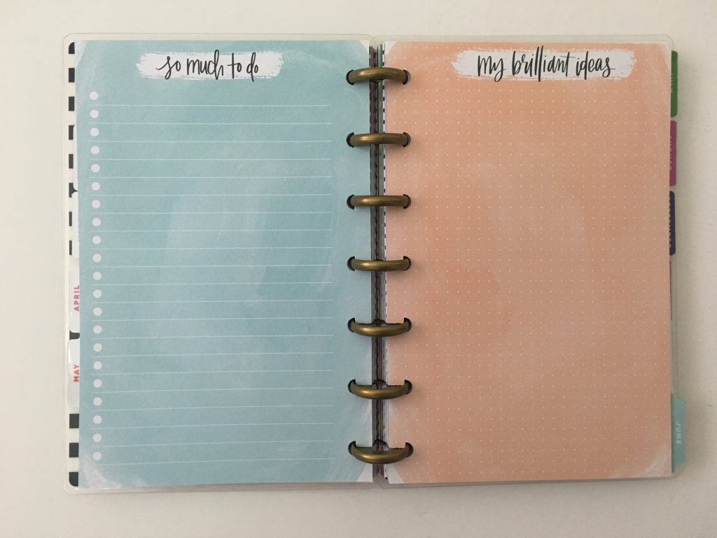 mini happy planner bullet journal happy notes refills dot grid graph lined checklist bujo simple quick easy minimalist colored paper_02