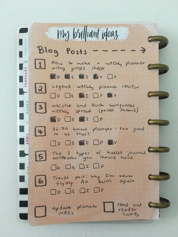 mini happy planner bullet journal happy notes refills dot grid graph lined checklist bujo simple quick easy minimalist colored paper_05
