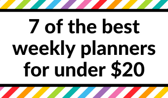 7 of the best weekly planners that cost around $20 or less