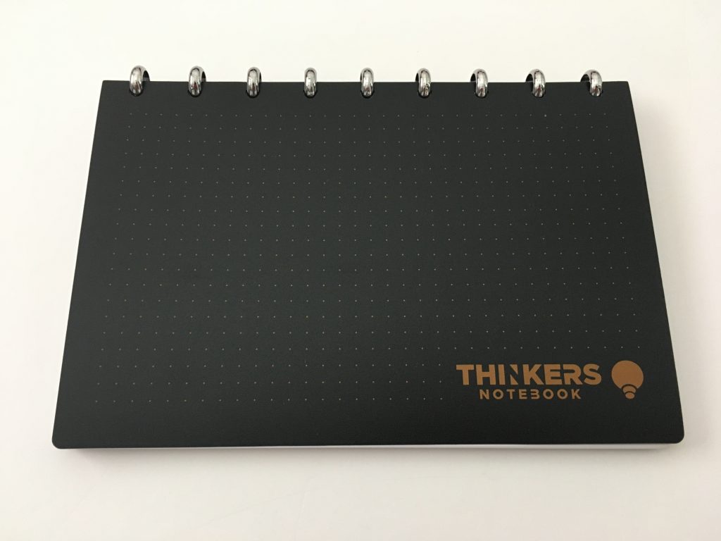 thinkers notebook dot grid lined bright white app student corporate discbound aluminium rings poly cover pros and cons review all about planners_13