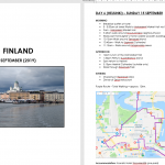 How I use Microsoft Word to plan my travel itinerary (my template & planning process)
