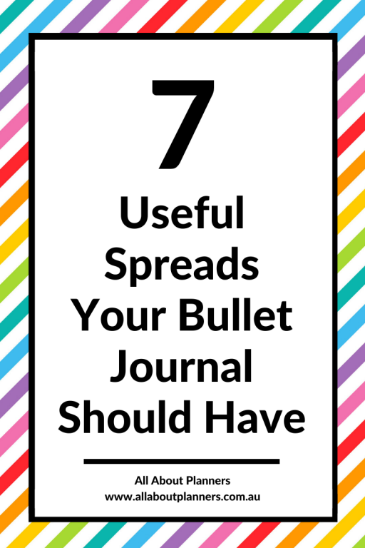 7 useful spreads your bullet journal should have tips inspiration ideas bujo planning tips all about planners newbie