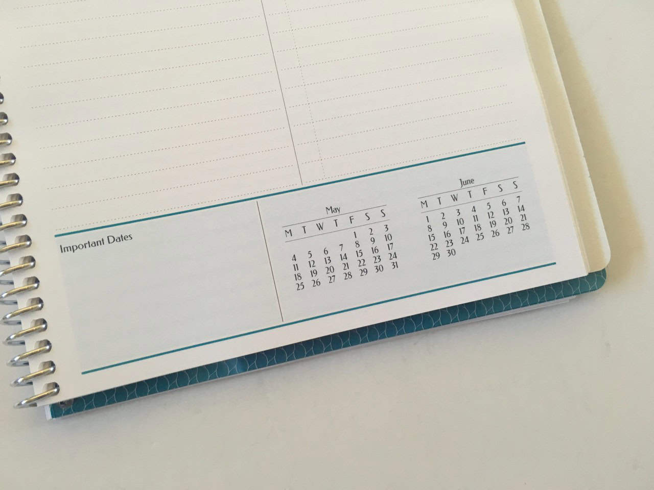 Agendio custom monthly planners review hardcover a5 versus 7 x 9 coil