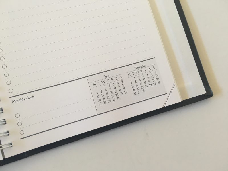 Agendio custom monthly planners review hardcover a5 versus 7 x 9 coil