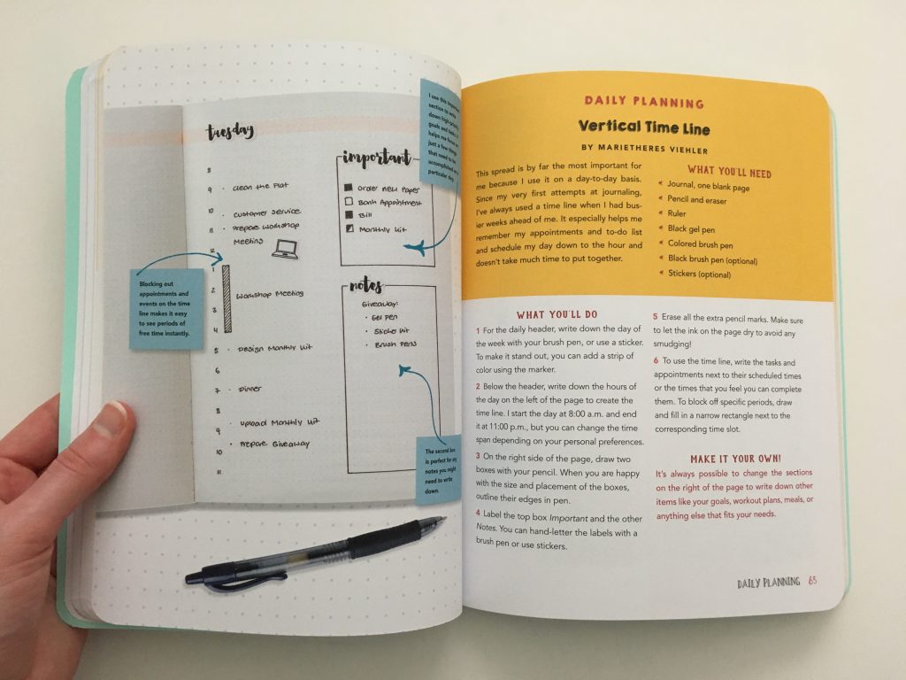 Hack Your Journal book review bullet journal inspiration layouts newbie beginner resources tips page layouts monthly daily weekly habit resources tools_13