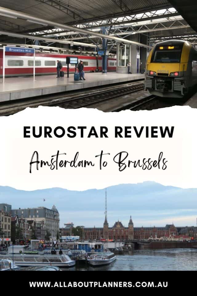 Riding the Eurostar train from Amsterdam to Brussels (Everything you ...
