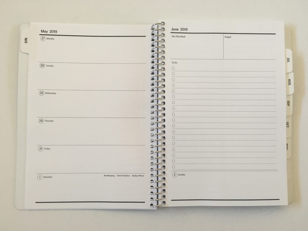horizontal weekly planner custom agendio review pros and cons minimalist monday start lined checklist goals