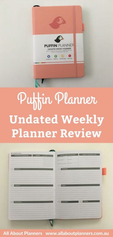 puffin planner undated weekly planner review monday week start horizontal 2 page spread lined minimalist goals sv digital