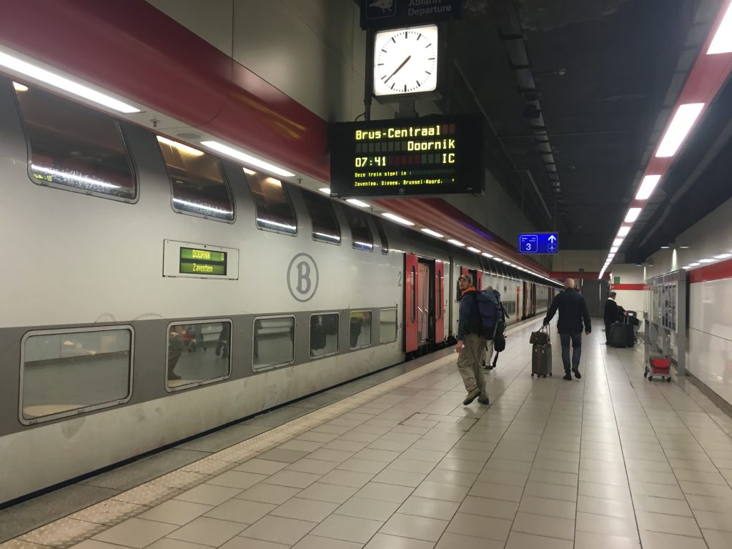 brussels metro train how to get around public transport underground cost itinerary airport train