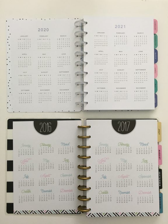 Maggie Holmes day to day planner discbound vertical weekly minimalist similar alternative to mambi happy planner floral_32