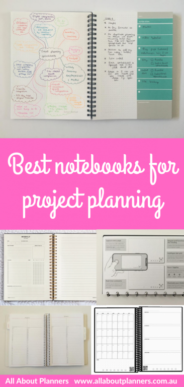 best notebooks for project planning action book agendio thinkers slice planner rocketbook frank stationery workflow tasks management paper planner