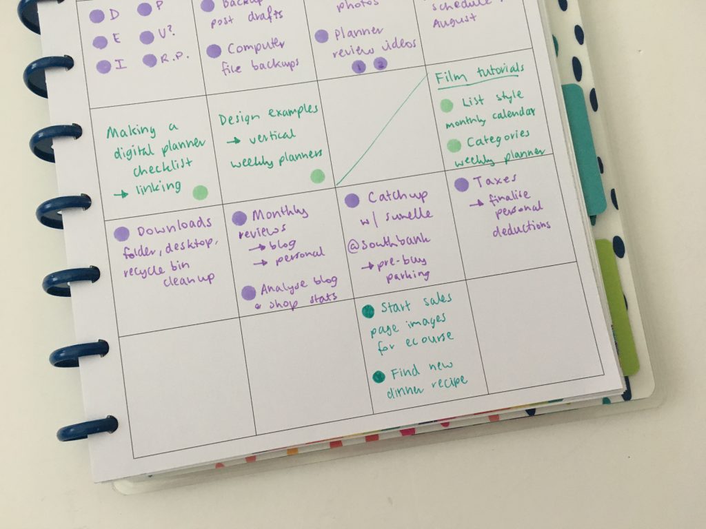 converting mambi happy planner monthly calendar into weekly dot marker glitter washi carpe diem sticker simple minimaliat_13
