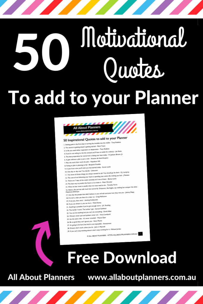 50 motivational quotes to add to your planner download inspiration persistence confidence planner decorating ideas best success printable