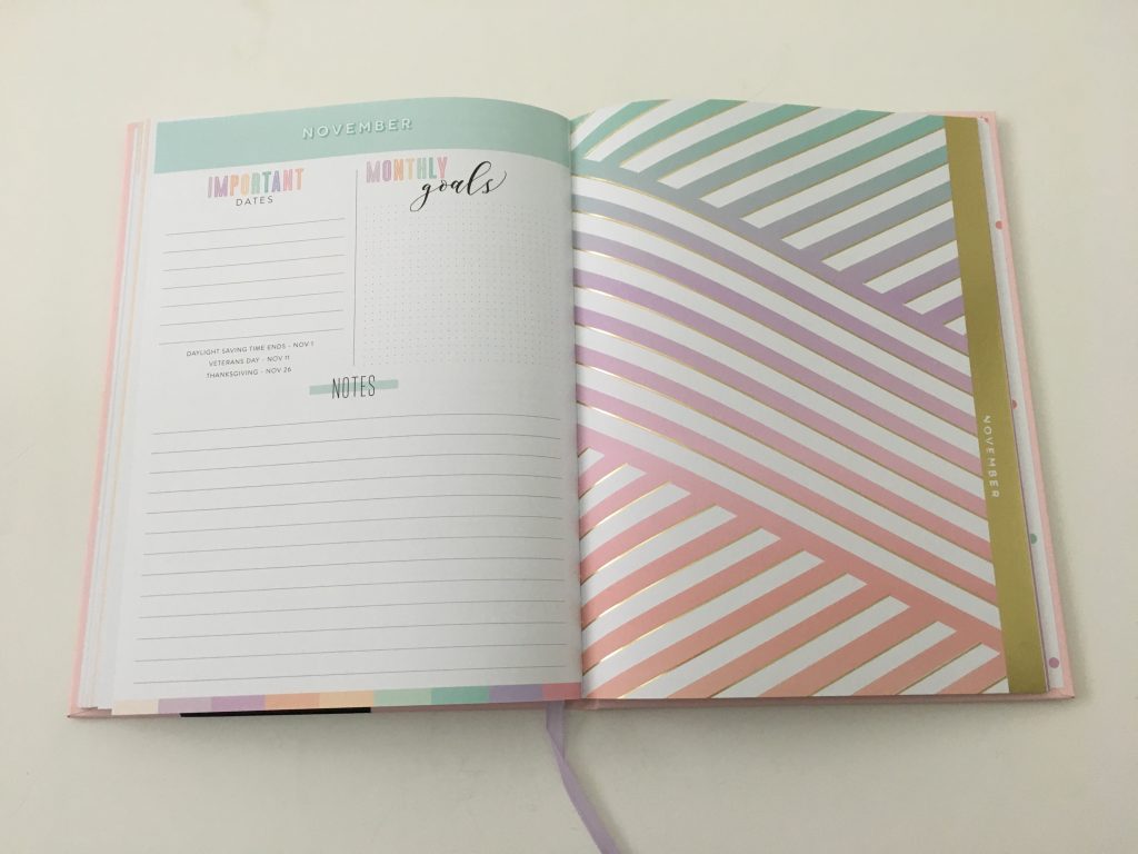 Happy Planner book bound weekly review horizontal pastel colorful lay flat classic size hardcover monday start video flipthrough_17