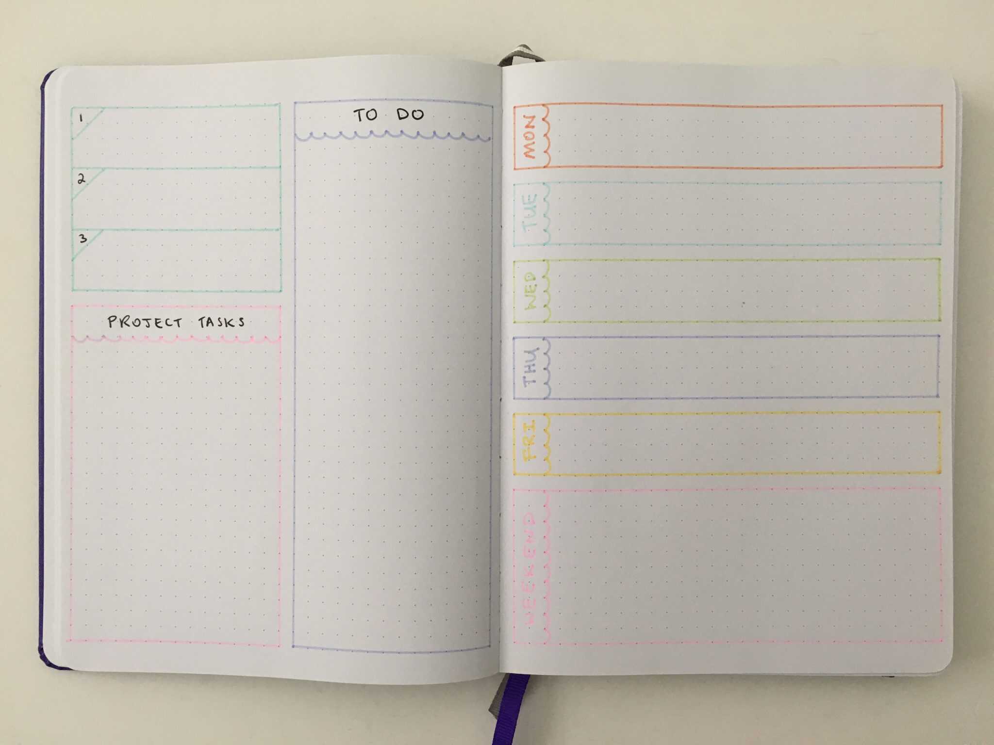 10 Quick Bullet Journal Dashboard Weekly Layouts – All About Planners