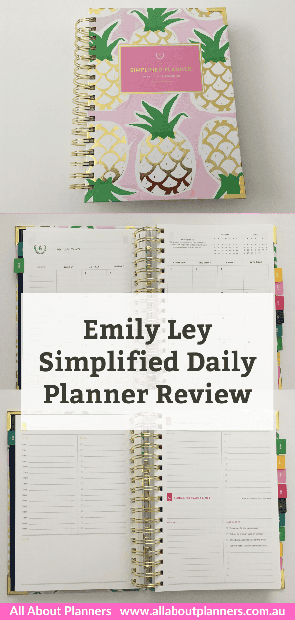 Emily Ley Simplified Daily Planner Review (Including Video Flipthrough ...