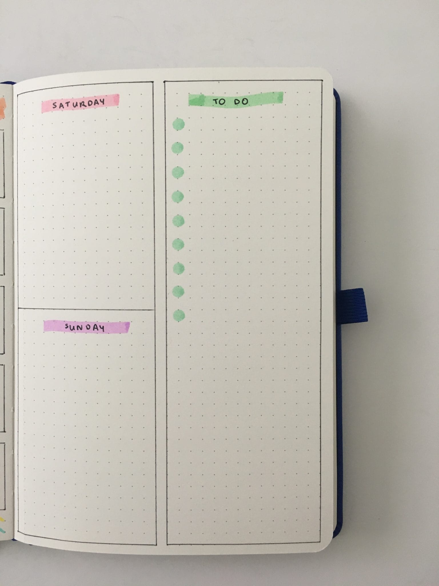 14 Weekly spread ideas for using dot markers in your bullet journal ...