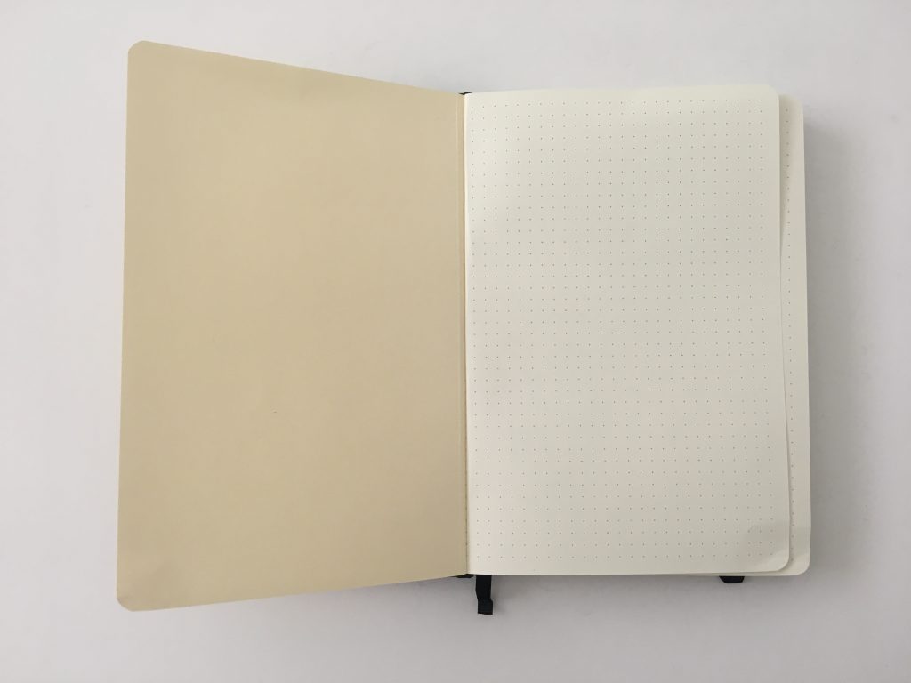 Lemome dot grid notebook bullet journal 5mm grid review pros and cons pen testing sewn bound a5 pen loop hardcover_07