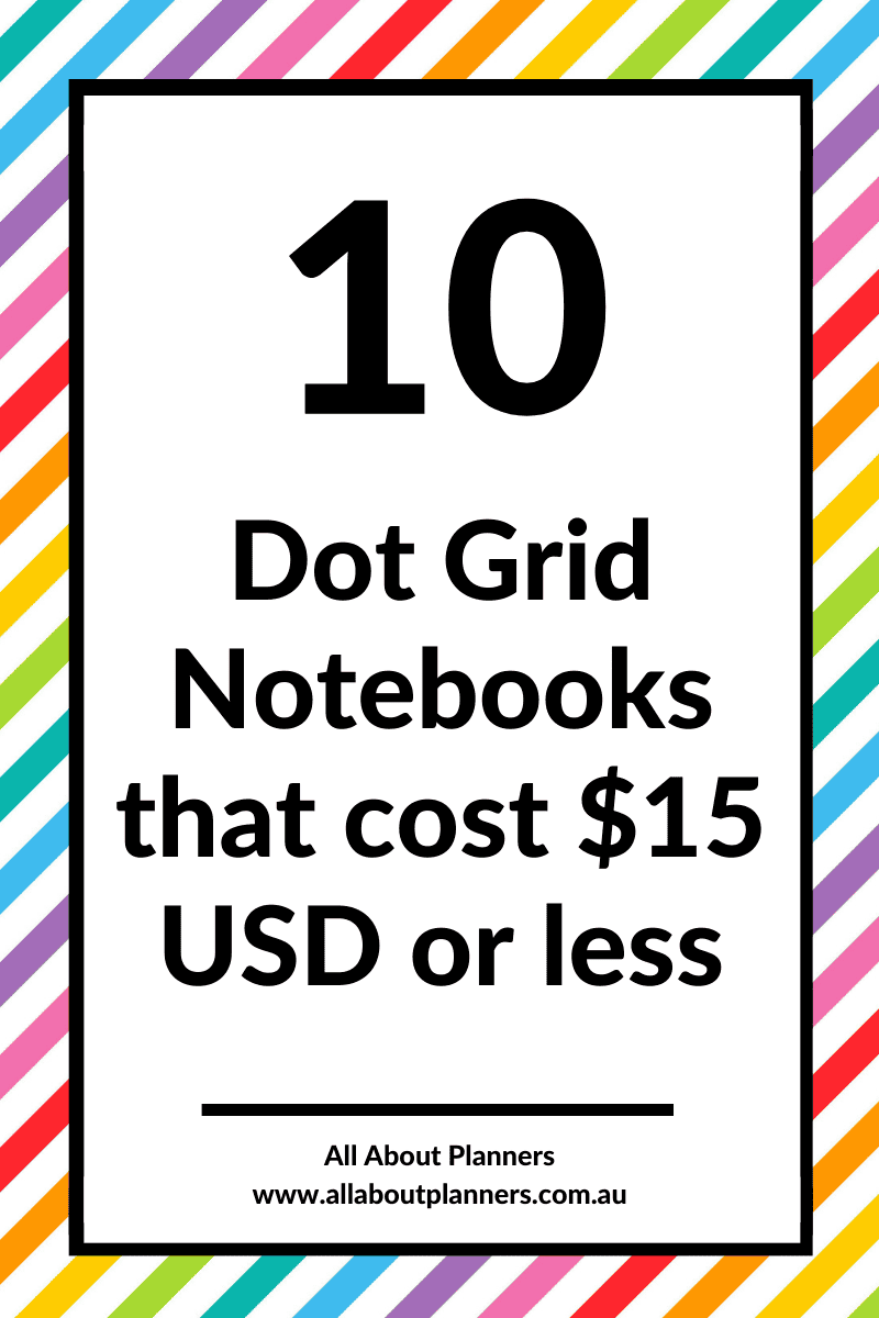 10 Cheap bullet journal notebooks (that cost $15 USD or less) – All ...