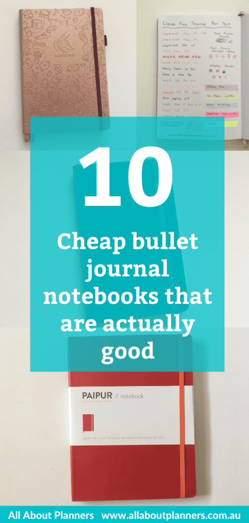10 Cheap bullet journal notebooks (that cost $15 USD or less) – All ...