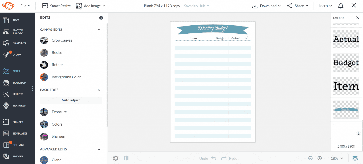 How to make a printable with PicMonkey (Step by step tutorial including ...