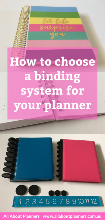 how to choose a binding system for your planner discbound versus coil bound ring bound sewn binding pros and cons which is best brands
