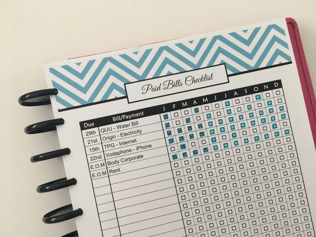 paid bills checklist tracker useful printables to add to your planner free printable budgeting all about planners