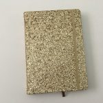 Review of the Kaisercraft dot grid notebook (glitter cover!)