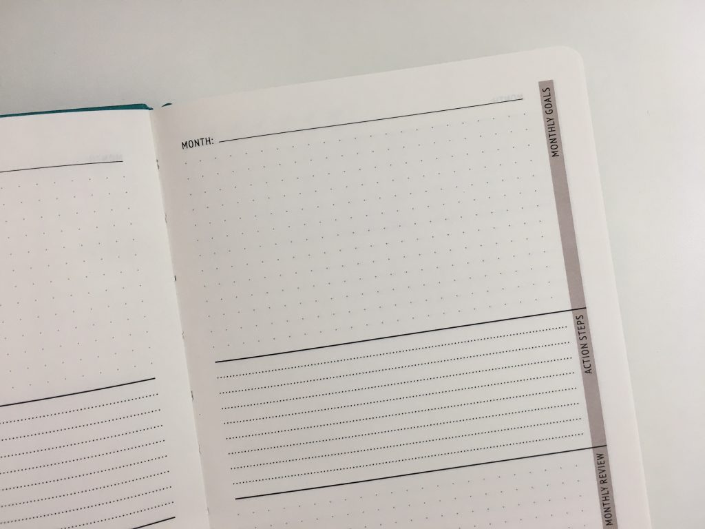 little more daily planner monthly planning page review pros and cons