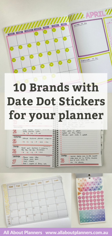 10 brands with date dot stickers for your planner favorite planning supplies bullet journal tips recollections heidi swap carpe diem inspiration ideas