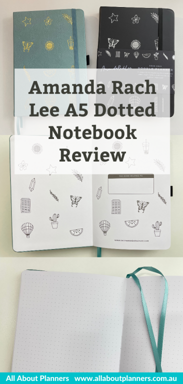 amanda rach lee a5 dotted notebook review a5 bright white paper 160 gsm thick paper pros and cons video