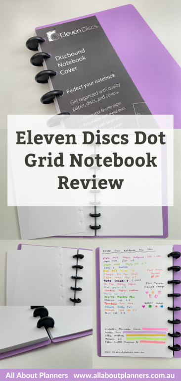 eleven discs discbound notebook review pros and cons bright white smooth paper pen testing comparison compatible with arc tul