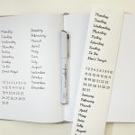 DIY bullet journal alphabet stencil (that costs practically nothing)