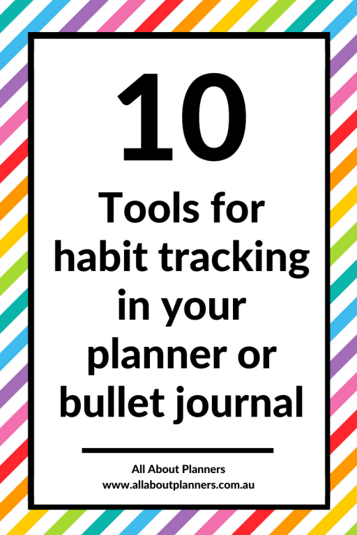 best tools for habit tracking bullet journal planner dot marker highlighters stamps stencils washi tape