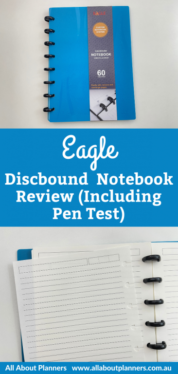 eagle discbound notebook review including pen test pros and cons paper quality comparison with other discbound brands