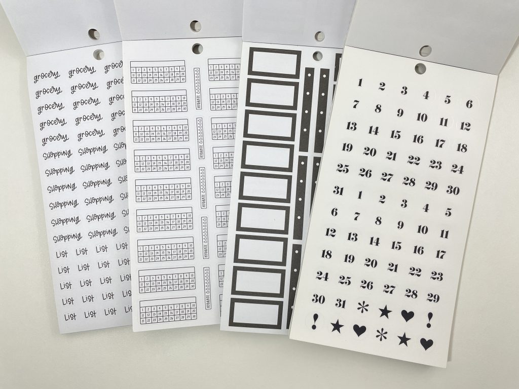 happy planner functional minimalist sticker books for bullet journaling