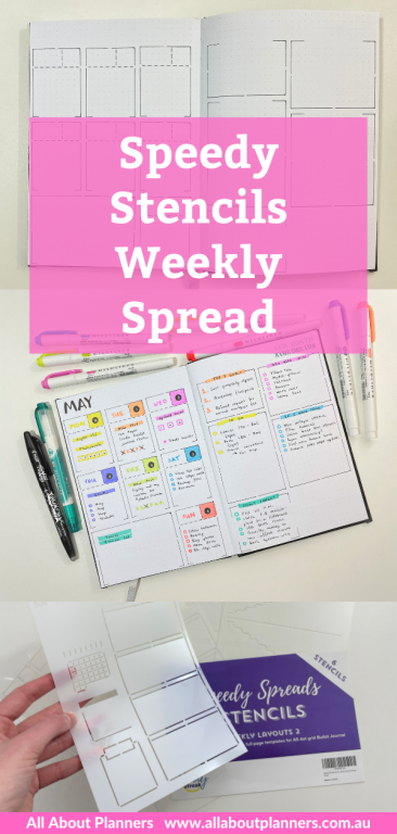 speedy stencils weekly spread bullet journaling pros and cons highlighters color coding simple quick easy best supplies for bujo newbies