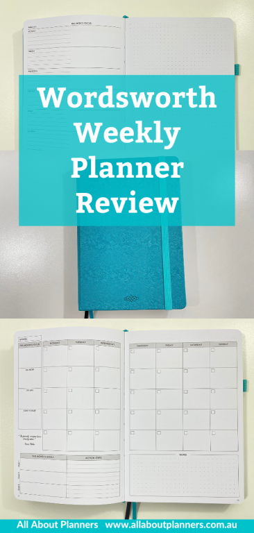 wordsworth weekly planner review pros and cons dashboard layout monday start lined unlined bright white paper hardcover sewn bound