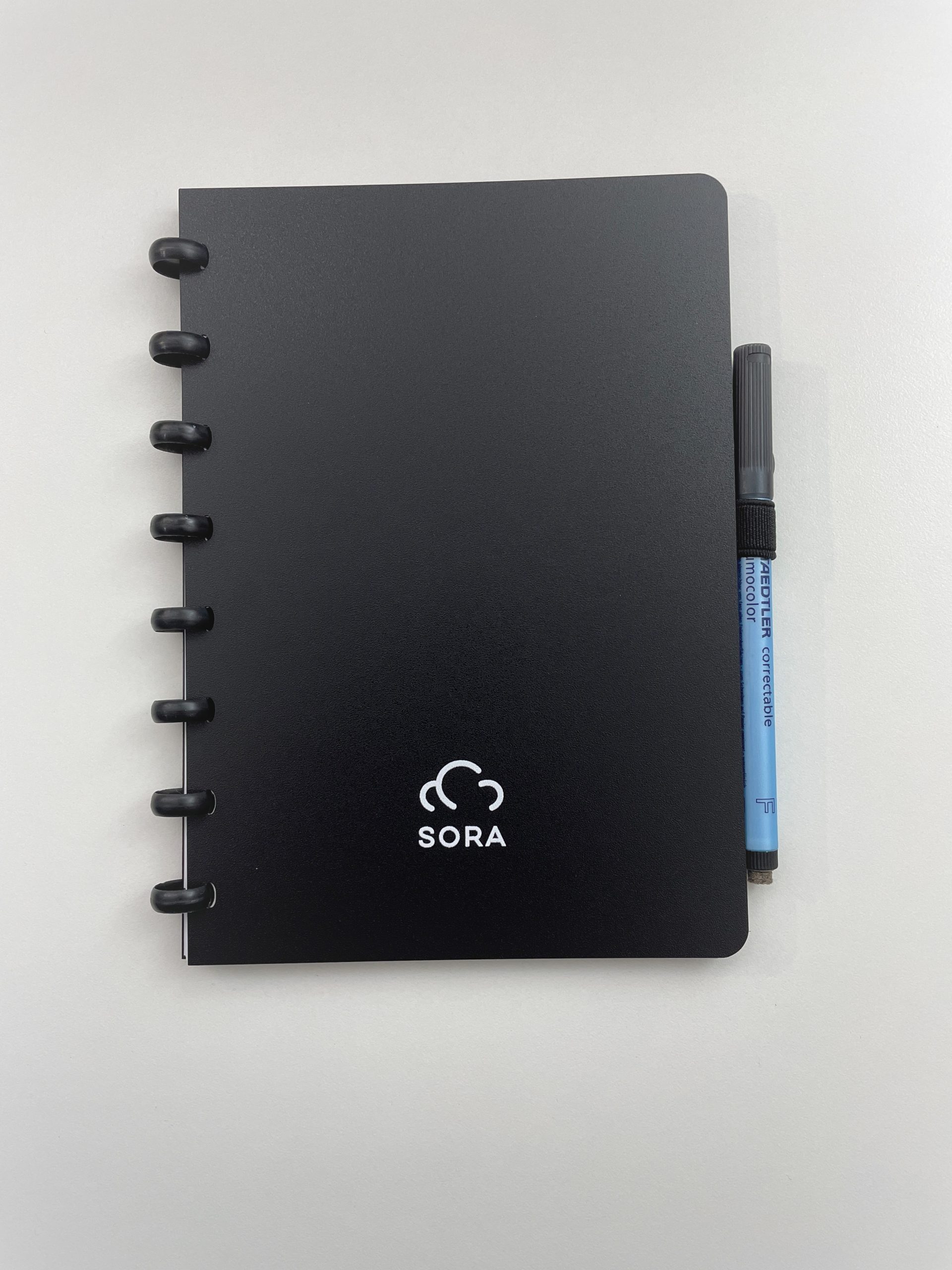 sora reusable notebook planner review whiteboard pages disc binding pros and cons monthly weekly daily discbound whiteboard paper alternative to rocket book kickstarter canada