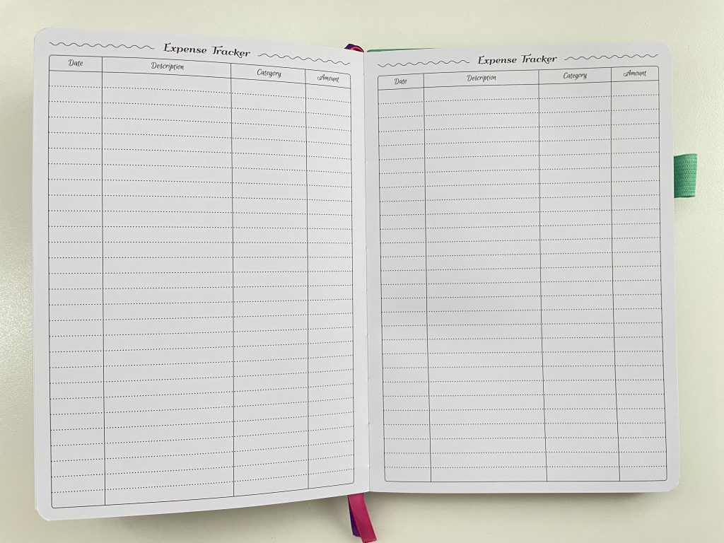 go girl budget planner expense tracker minimalist pros and cons hardcover video flipthrough