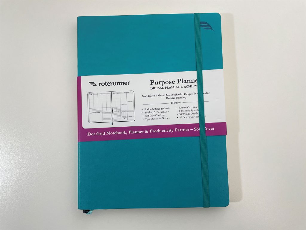 roetrunner purpose planner review video flipthrough pros and cons vertical hourly schedule planner goals checklists