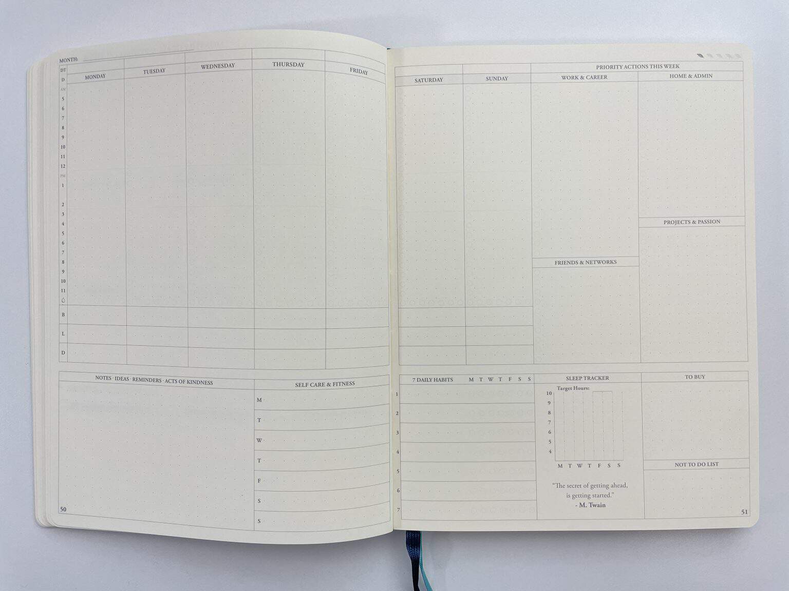 30 Sections to include in your weekly planner – All About Planners
